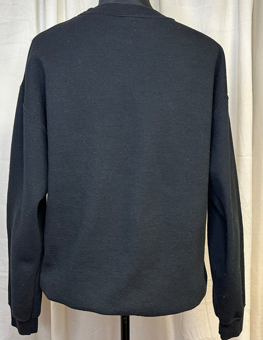 Looney Tunes Tune Squad Sweatshirt Bugs Bunny Taz Daffy Black Medium