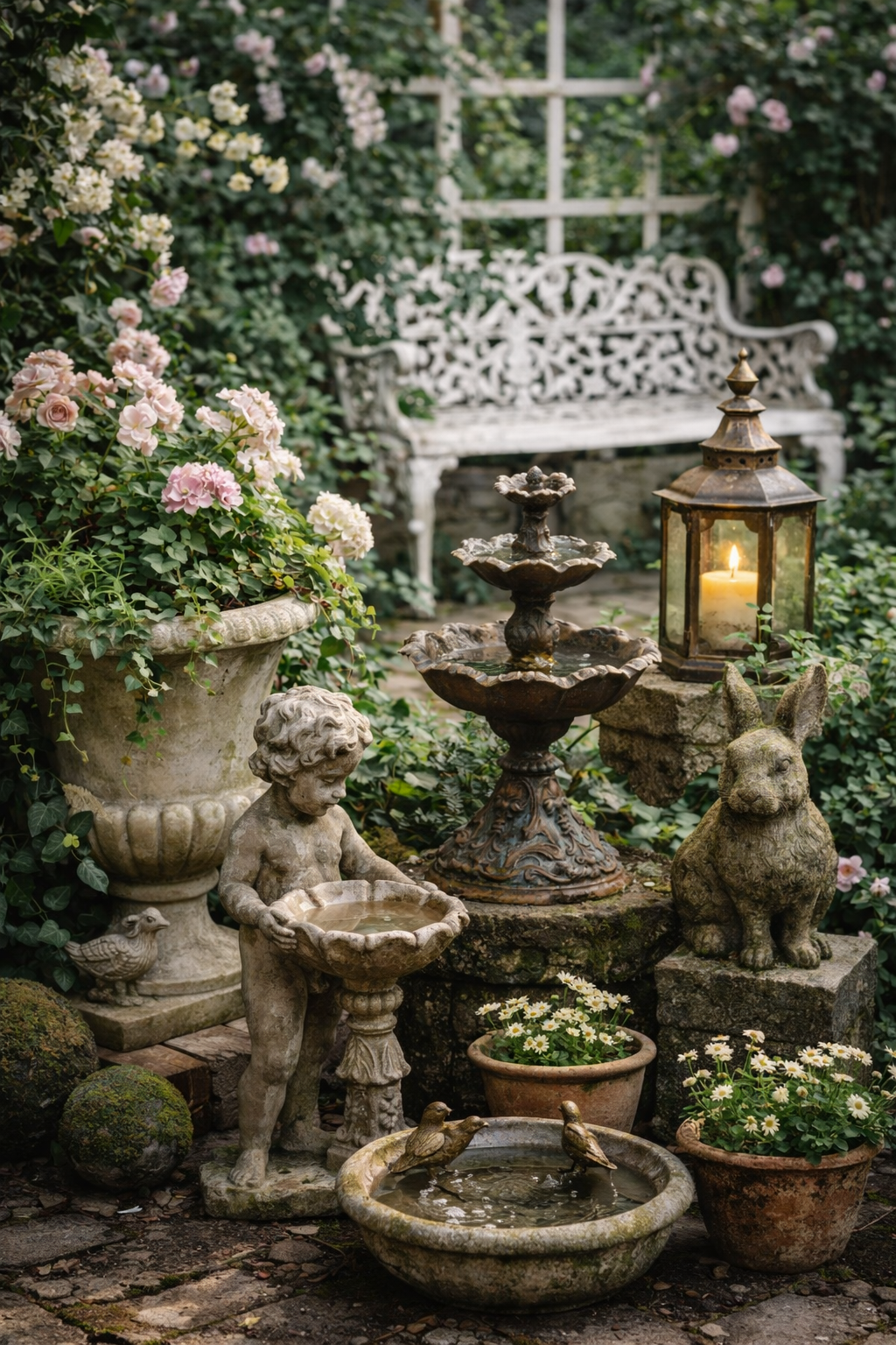 Vintage Garden & Outdoor Decor