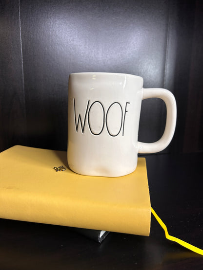 Rae Dunn "WOOF" Dog Lover Mug - Artisan Collection