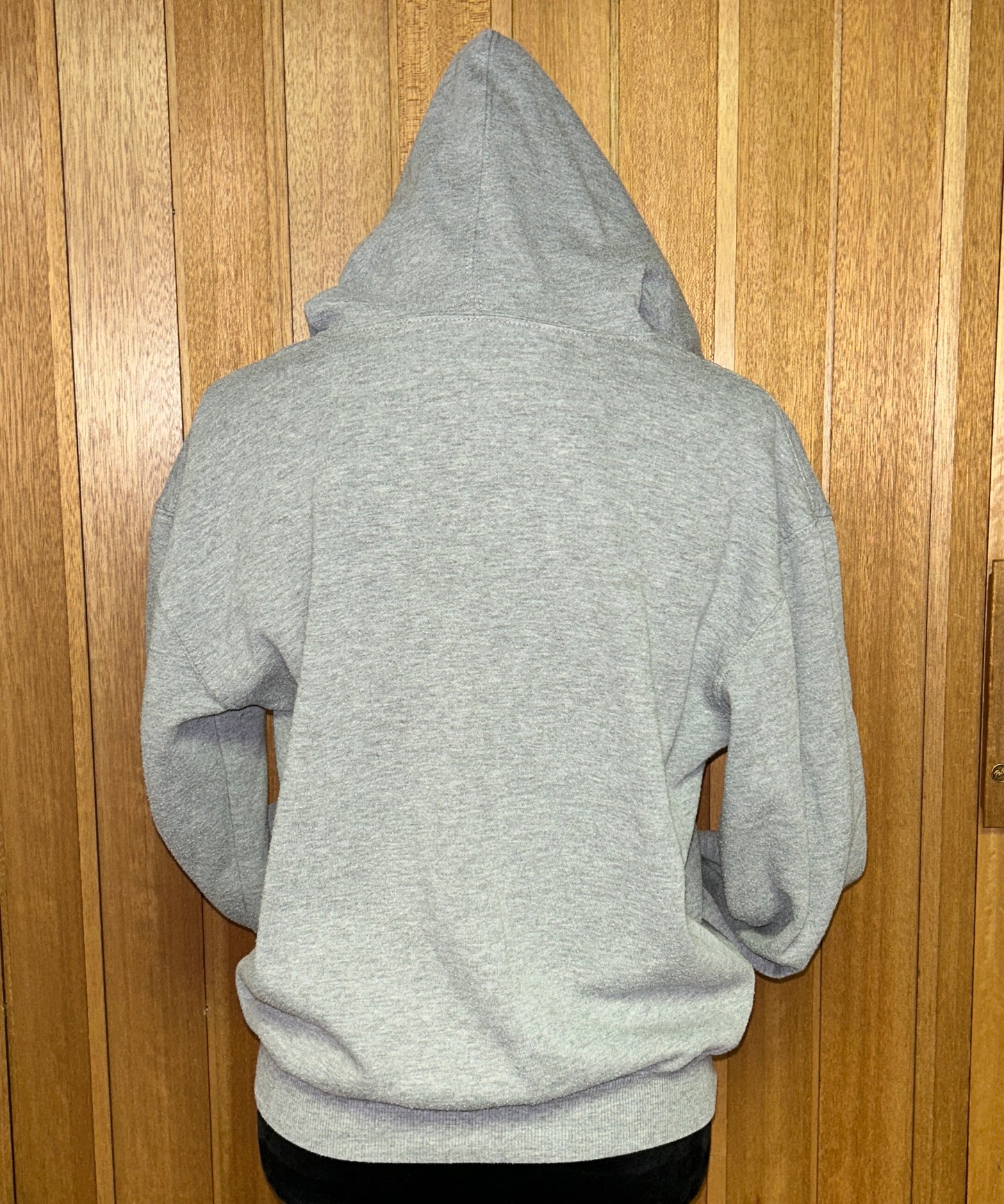Peanuts Snoopy Full Zip Hoodie Sweatshirt Gray Size Small Fleece Lined Graphic