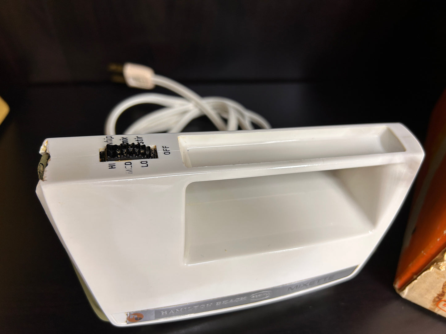 Vintage Hamilton Beach Model 97 Mixette Hand Mixer with Box & Manual – Working 1970 Kitchen Appliance