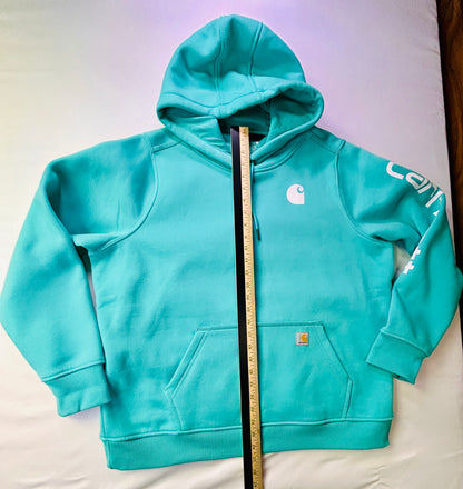 Carhartt Teal XL Relaxed Fit Hoodie