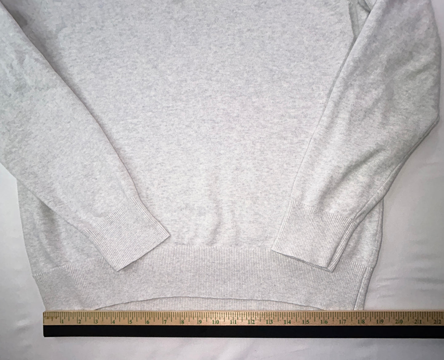 Tommy Hilfiger Quarter Zip Sweater Women's Large Ivory Knit Pullover