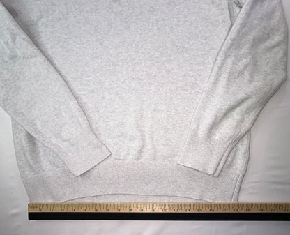 Tommy Hilfiger Quarter Zip Sweater Women's Large Ivory Knit Pullover