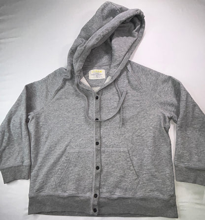 J.Crew Rumpled French Terry Hooded Cardigan – Size XL (regular)