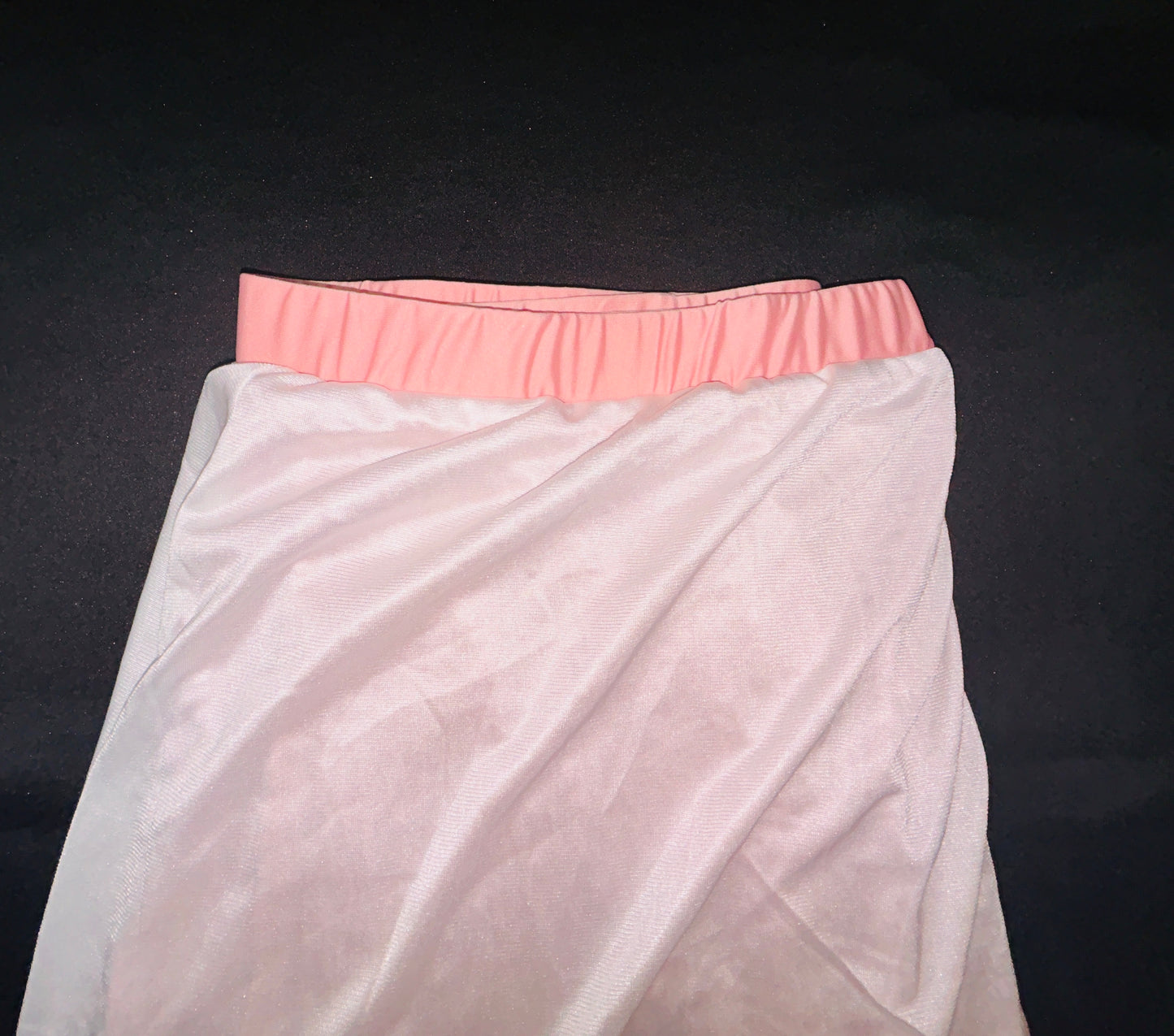 Pink Velvet Sequence Long Skirt Size 4xl