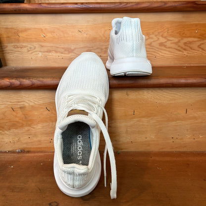 Adidas Swift Run White Knit Running Shoes Sneakers Men’s US 9 EG9492 Athletic